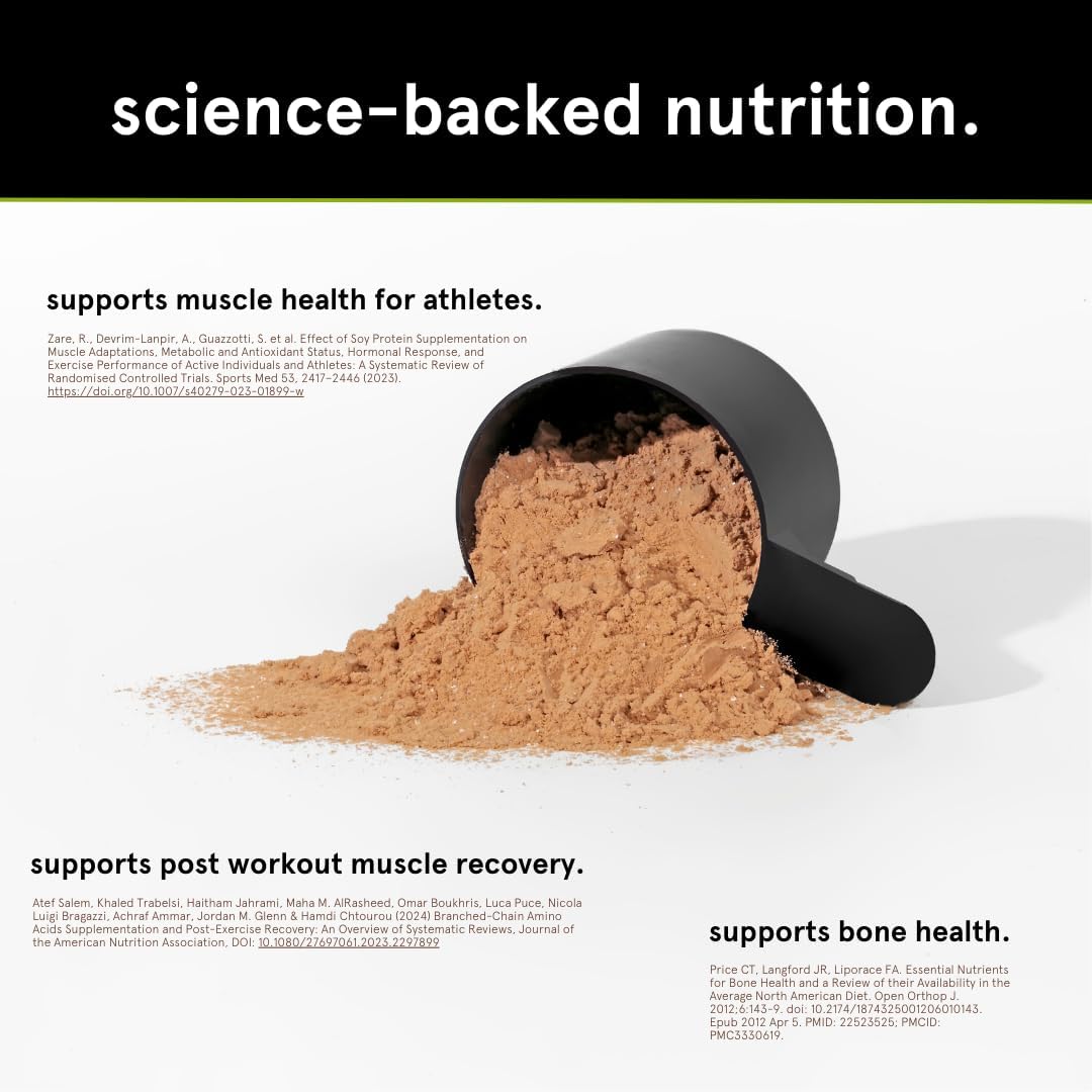 Chocolate Soylent Complete Protein Powder - 30g Shake for Muscle Growth & Recovery, BCAAs, DHA, MCT, 28 Vitamins & Minerals, Zero Sugar, Gluten Free, Vegan - 1.25lb