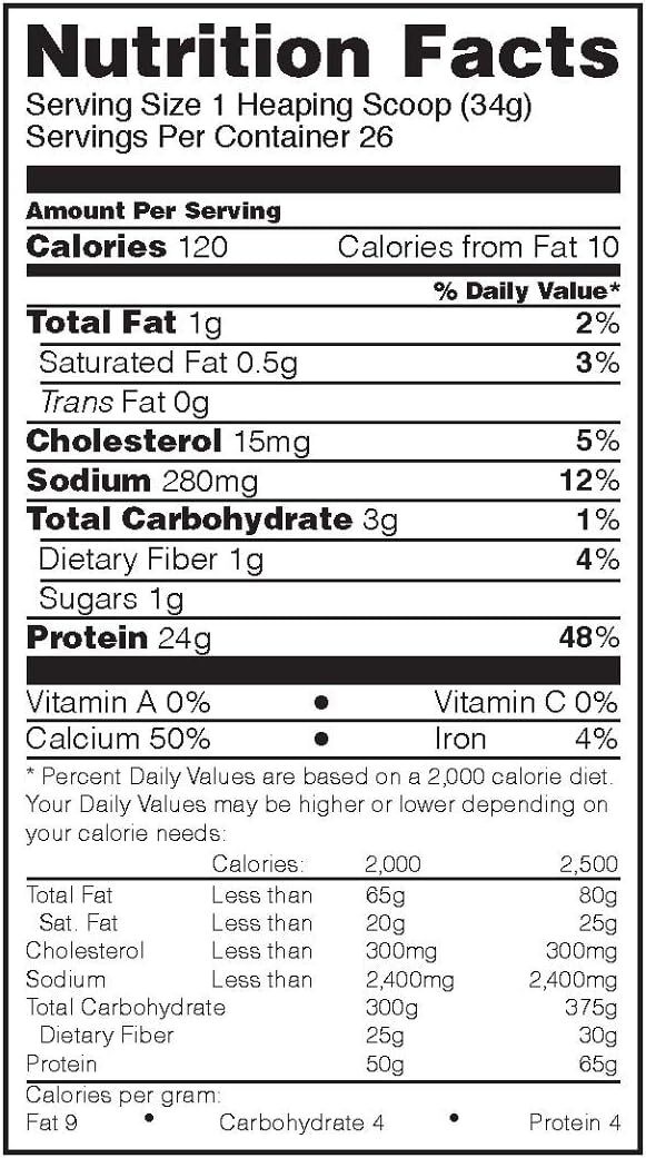 Chocolate Supreme Optimum Nutrition Gold Standard Casein Protein Powder - 2lb