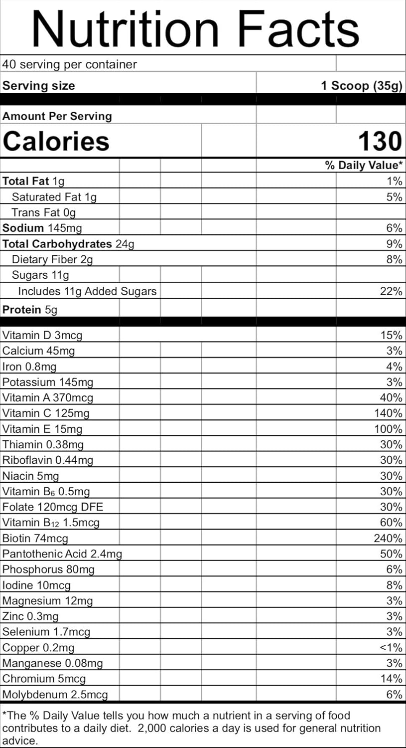 Chocolate ULTRANRG Endurance Drink Mix - 35g, 40 Servings - Liquid Nutrition for Athletes - Regulates Blood Glucose Spikes - Prevents Muscle Breakdown - Non-GMO, No Preservatives, No Trans Fats