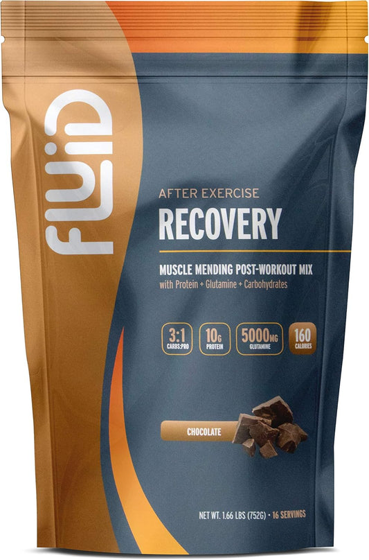 Chocolate Whey Isolate Protein Drink Mix with L-Glutamine for Post-Workout Recovery - Gluten-Free & Lactose-Free