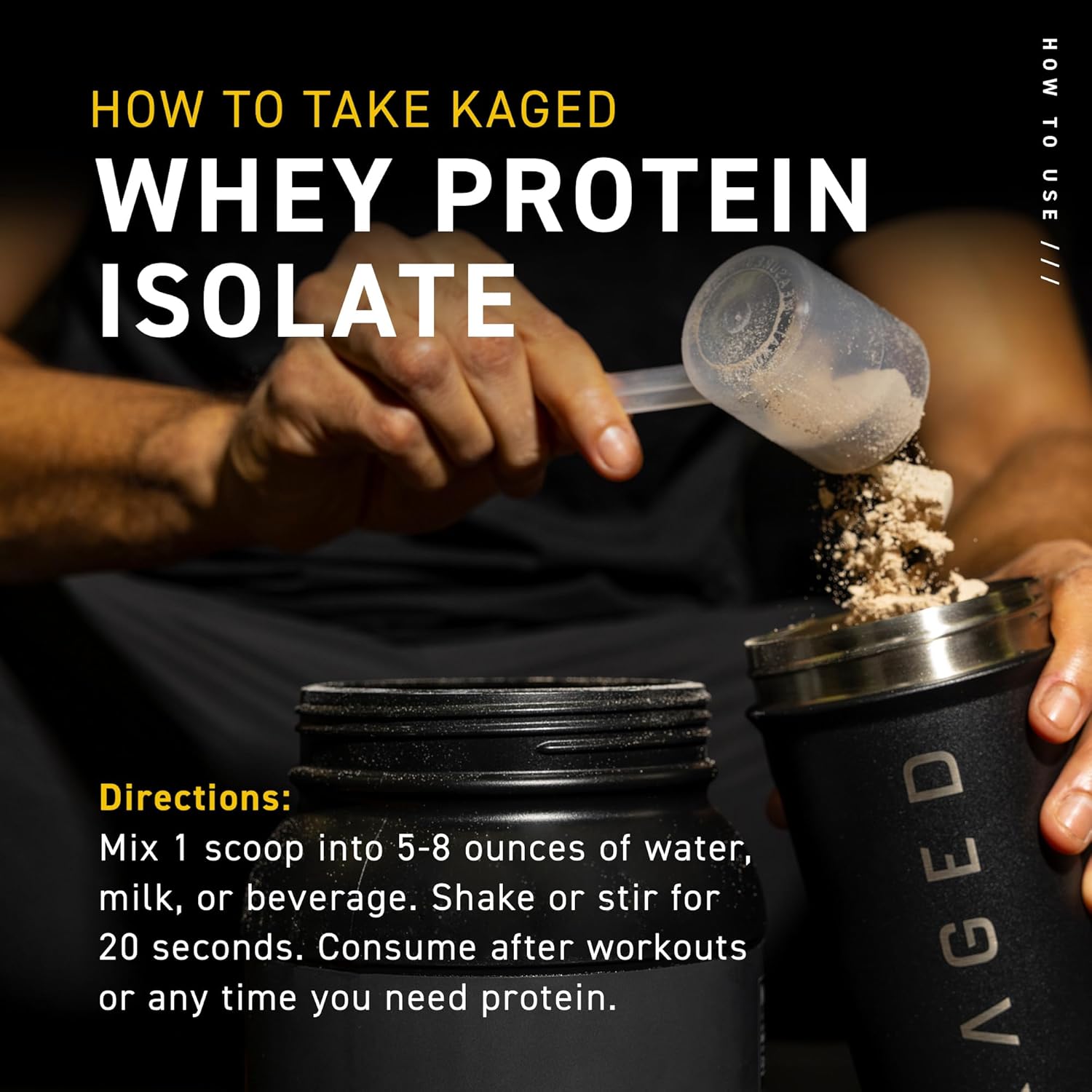 Chocolate Whey Protein Isolate Powder - 100% Pure Low Lactose, Post Workout Recovery, Muscle-Building Support, Delicious Taste - 41 Servings
