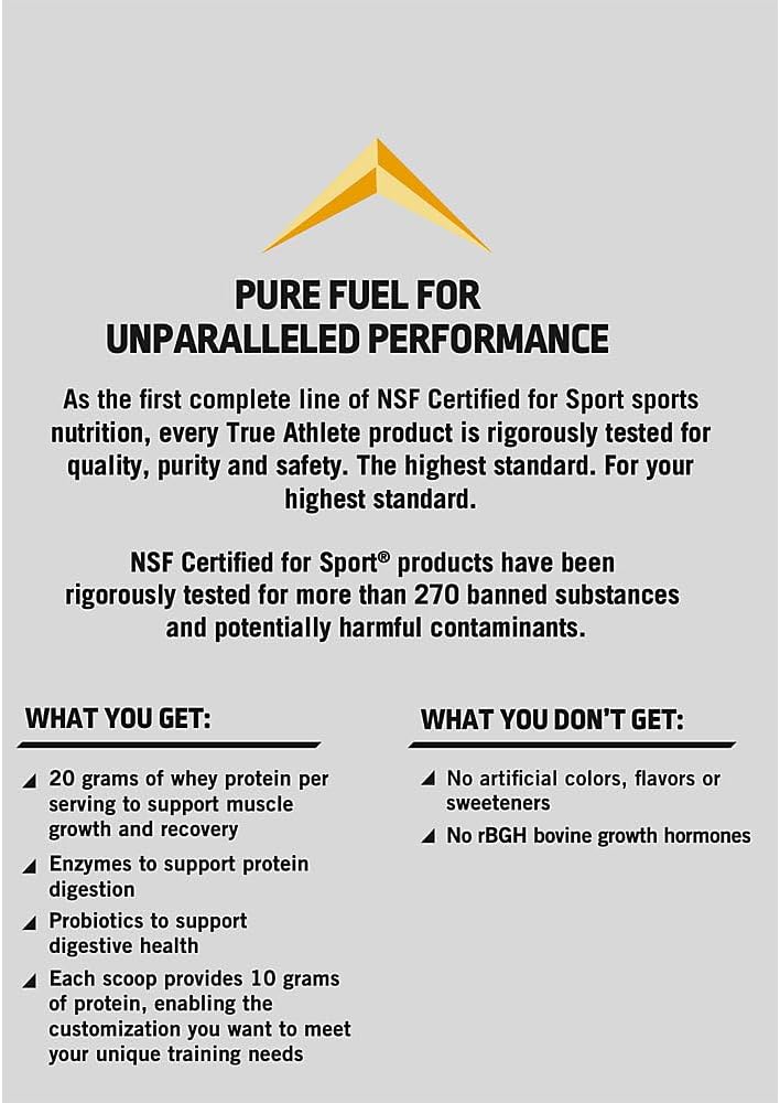 Chocolate Whey Protein Powder with Probiotics - 20g Protein per Serving - Hormone Free, Digestive Support - 2.5 lb