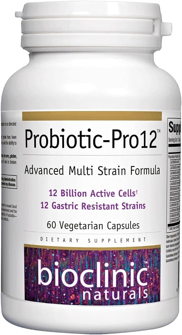 Chom Bioclinic Naturals Probiotic-Pro 12 - 60 Vegetarian Capsules