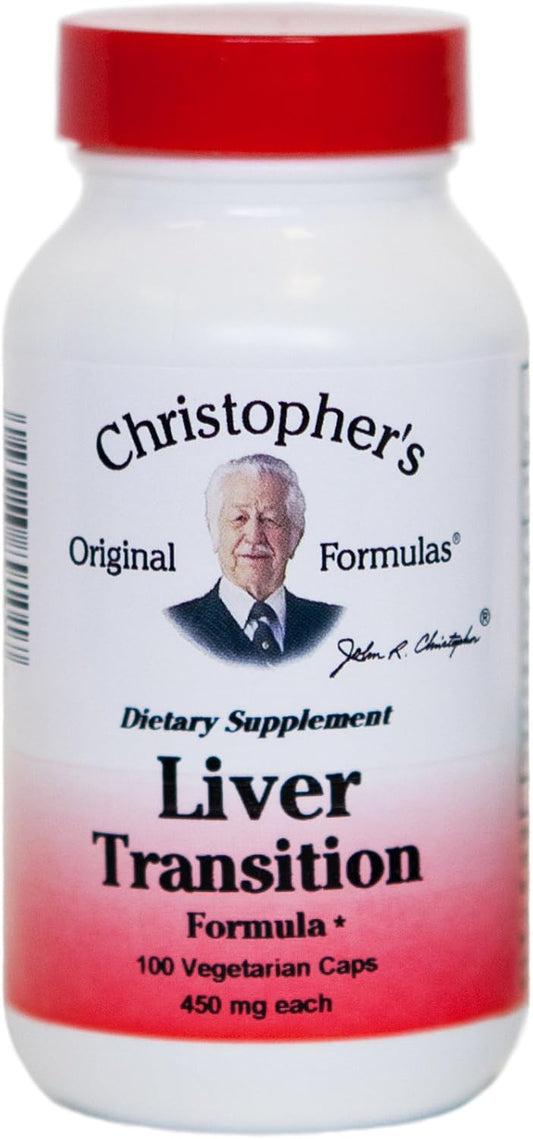 Christopher's Liver Transition Formula - 100 Vegetarian Capsules for Liver Support