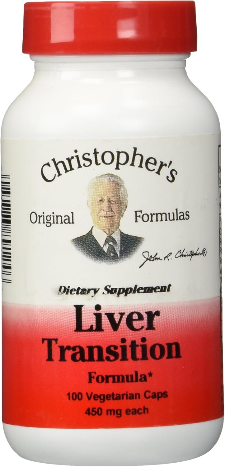 Christopher's Liver Transition Formula - 100 Vegetarian Capsules for Liver Support