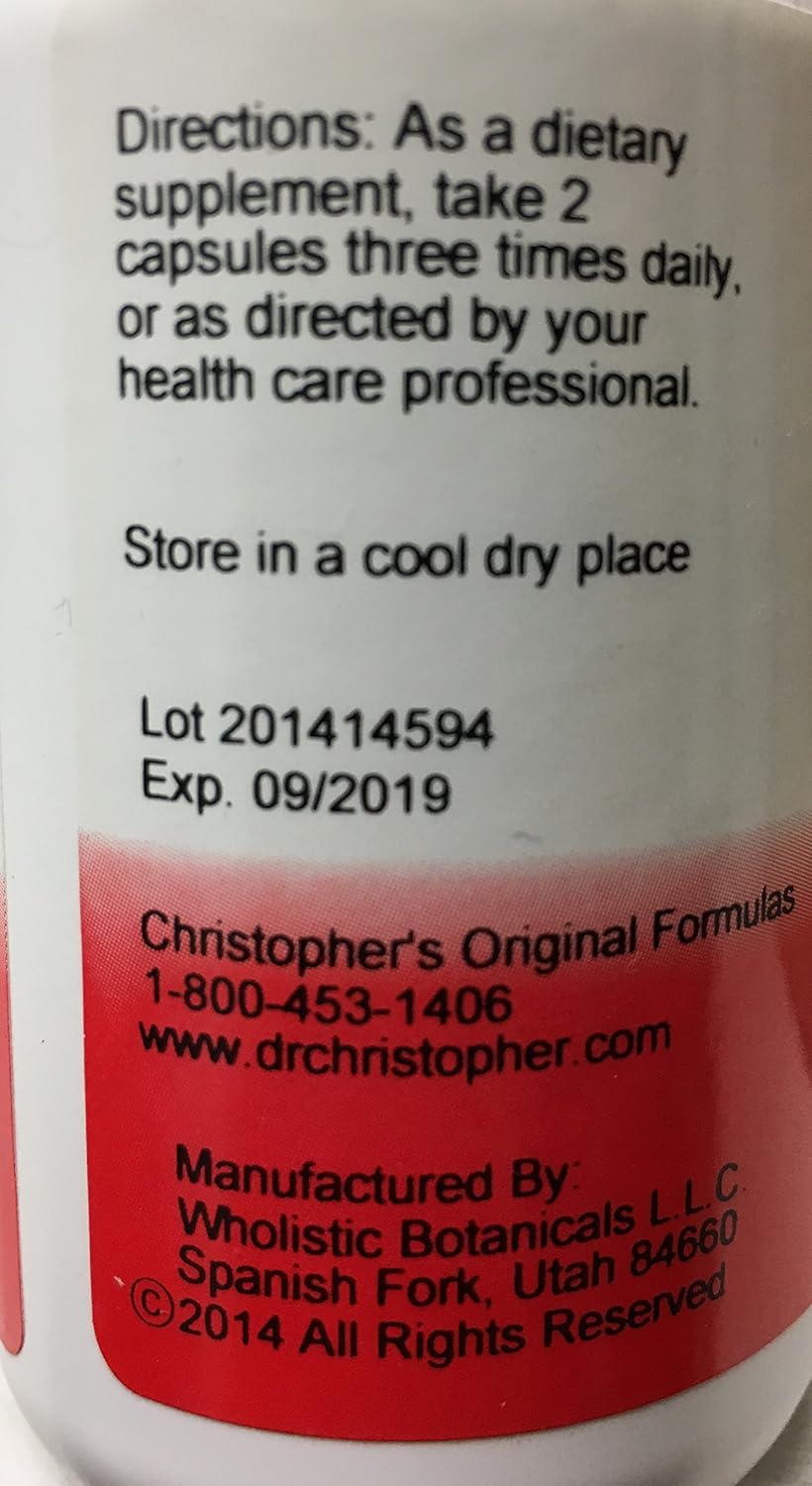 Christopher's Liver Transition Formula - 100 Vegetarian Capsules for Liver Support