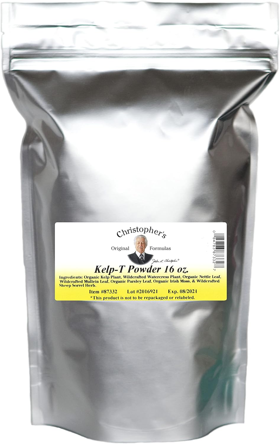 Christopher's Original Formulas Kelp-T Combination Powder - 16 Ounces - Natural Thyroid Support Supplement