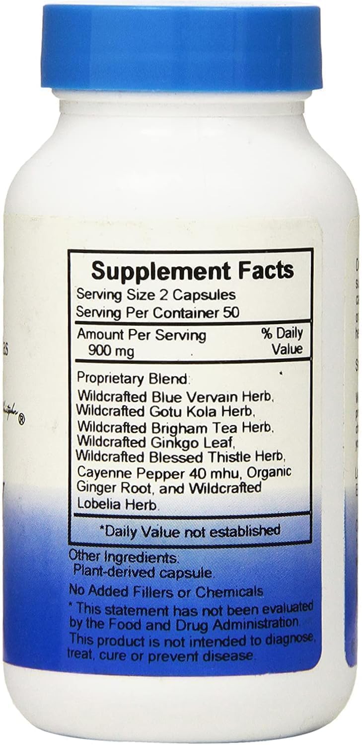 Christopher's Original Formulas Memory Plus Herbal Blend - Enhance Memory, Focus, & Cognitive Function - Natural Brain Supplements for Energy & Alertness