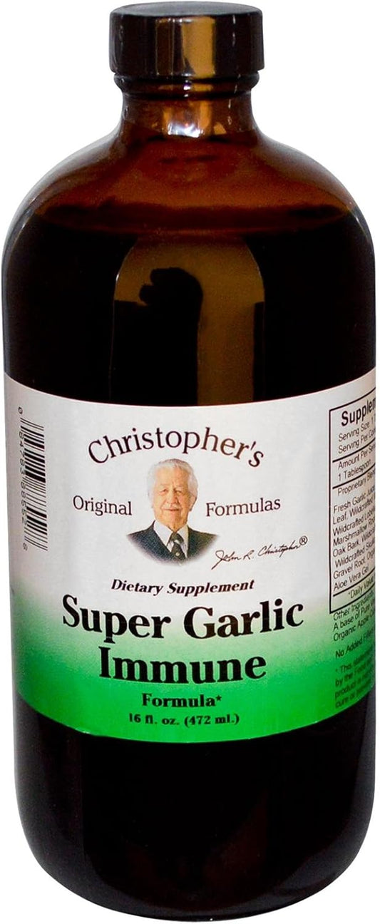 Christopher's Original Formulas TUKIMA Super Immune Garlic Syrup - 16 Oz Bottle