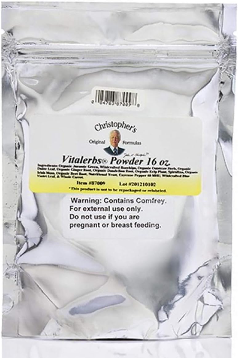 Christopher's Original Formulas Vitalerbs Powder - 16 oz, All-Natural Herbal Supplement
