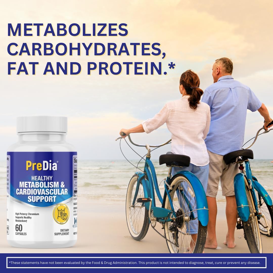 Chromium 200mcg Supplement for Metabolism and Heart Health