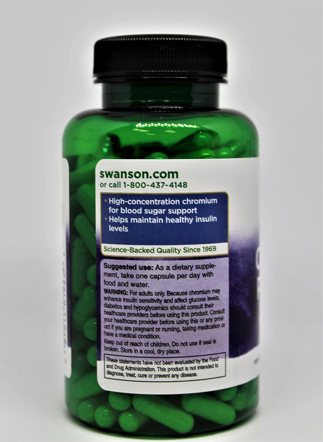 Chromium Picolinate Supplement 200mcg - Natural Support (400 Capsules, 2-Pack)