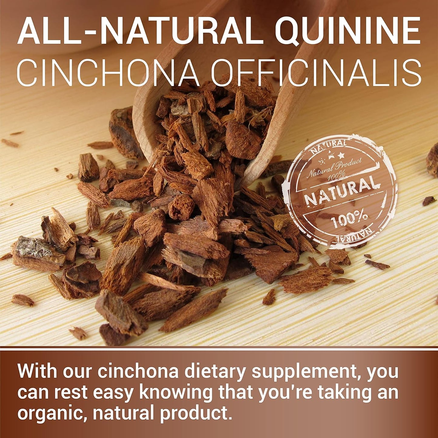 Cinchona Bark Herbal Supplement - Quinine Tincture Extract for Immune System Support - Alcohol and Gluten Free - 2 Fl Oz
