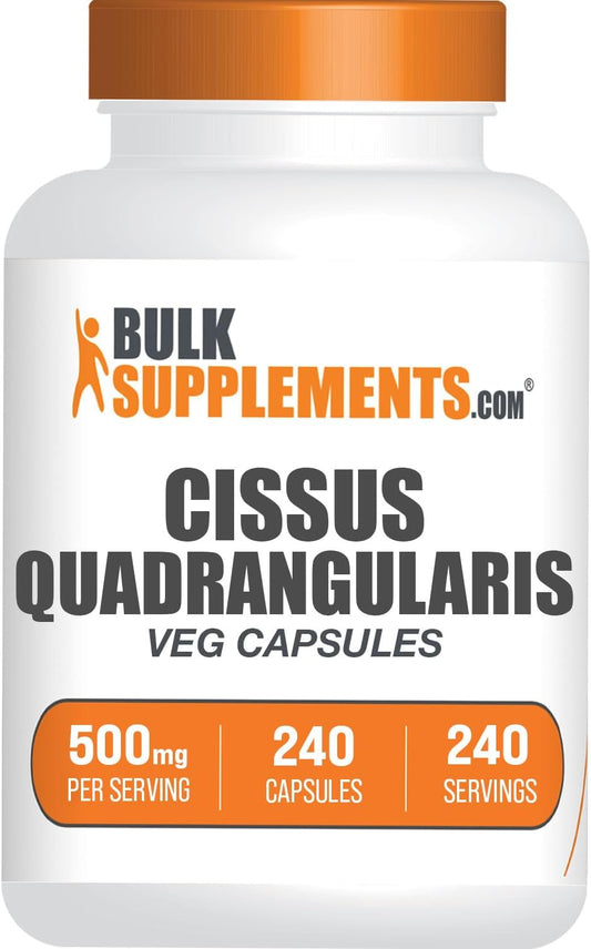 Cissus Quadrangularis Extract Capsules - 240 Vegetarian Capsules, Gluten-Free - BulkSupplements.com