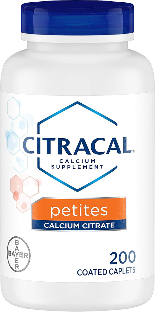 Citracal Calcium Citrate + D3 Petites Tablets - 800 ct, 4-Pack