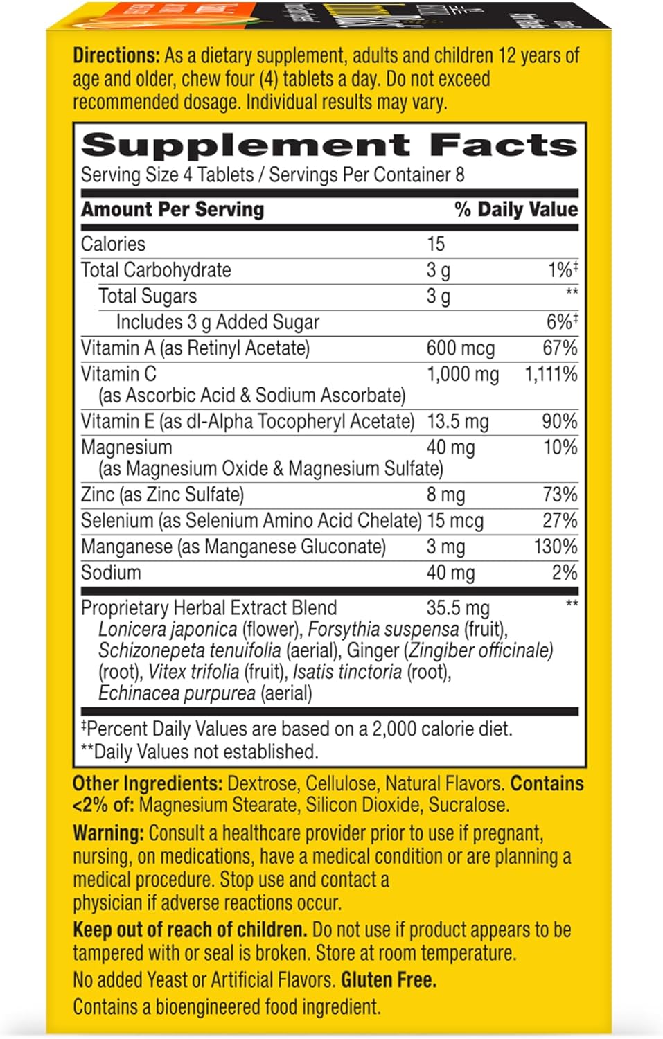 Citrus Immublast Chewable Tablets - 21st Century - 32 Count