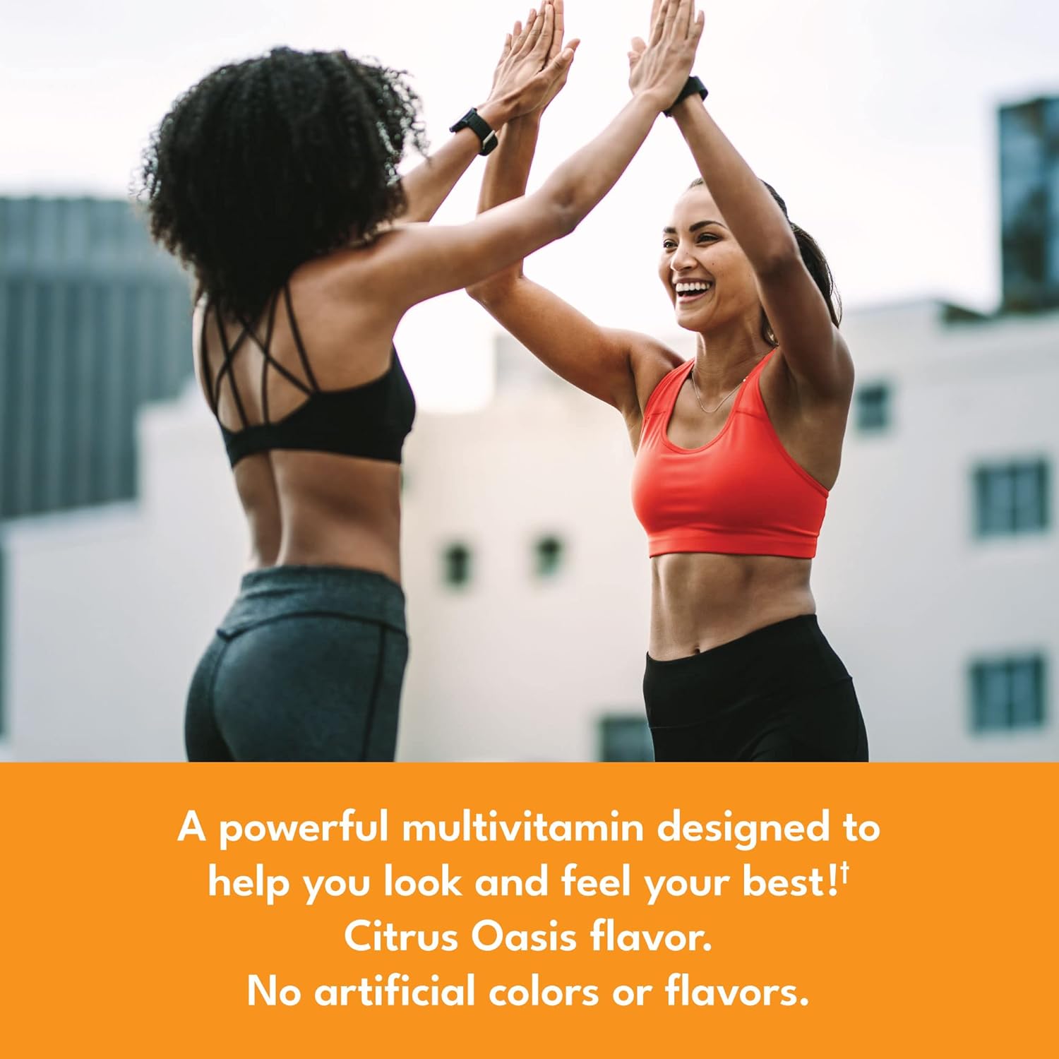 Citrus Oasis Flavored Liquid Multivitamin by Hi-Health - 16 fl oz Bottle