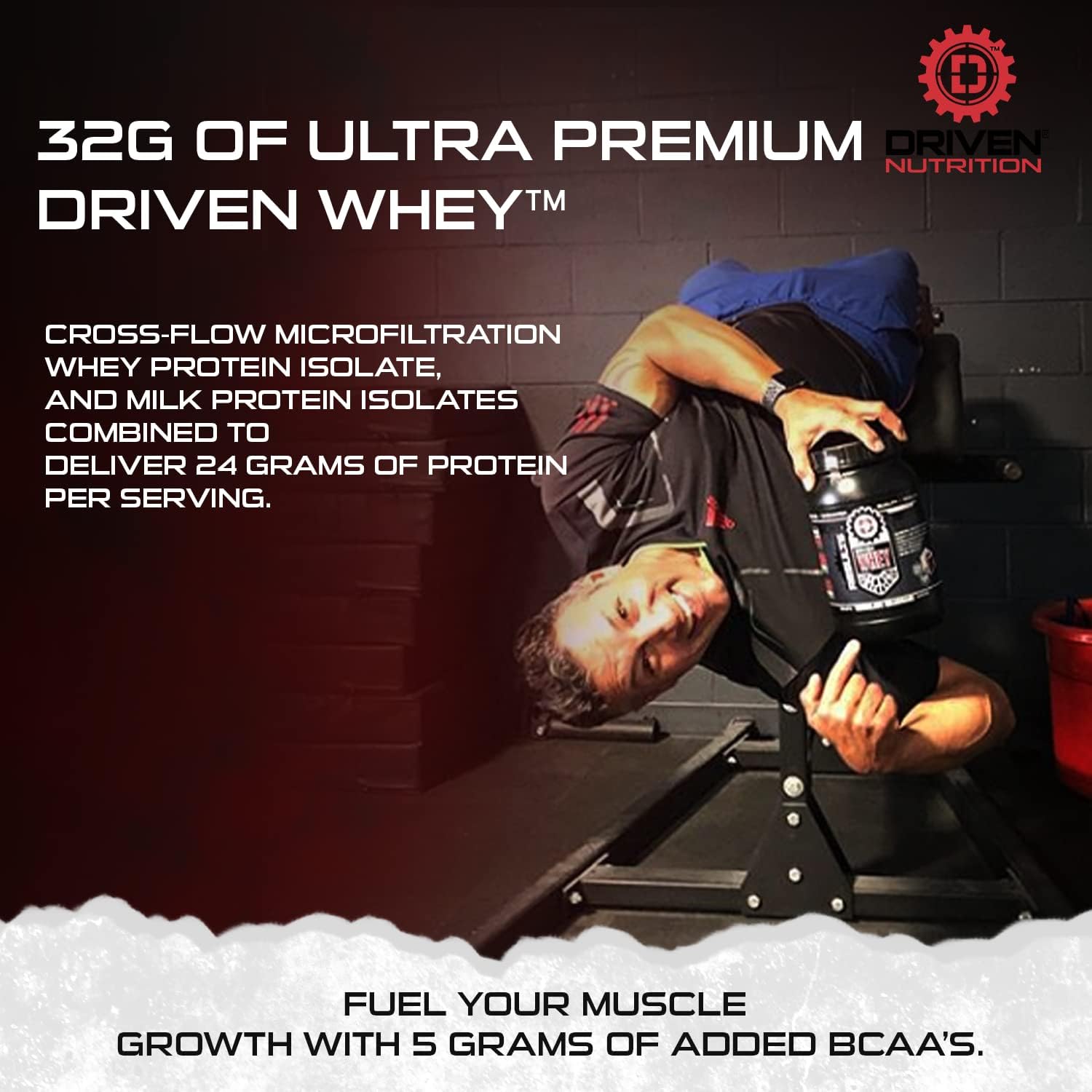 Clean Grass-Fed Whey Protein Powder with BCAA and Digestive Enzymes for Muscle Recovery - Delicious Banana Pie Flavor - 2 lb