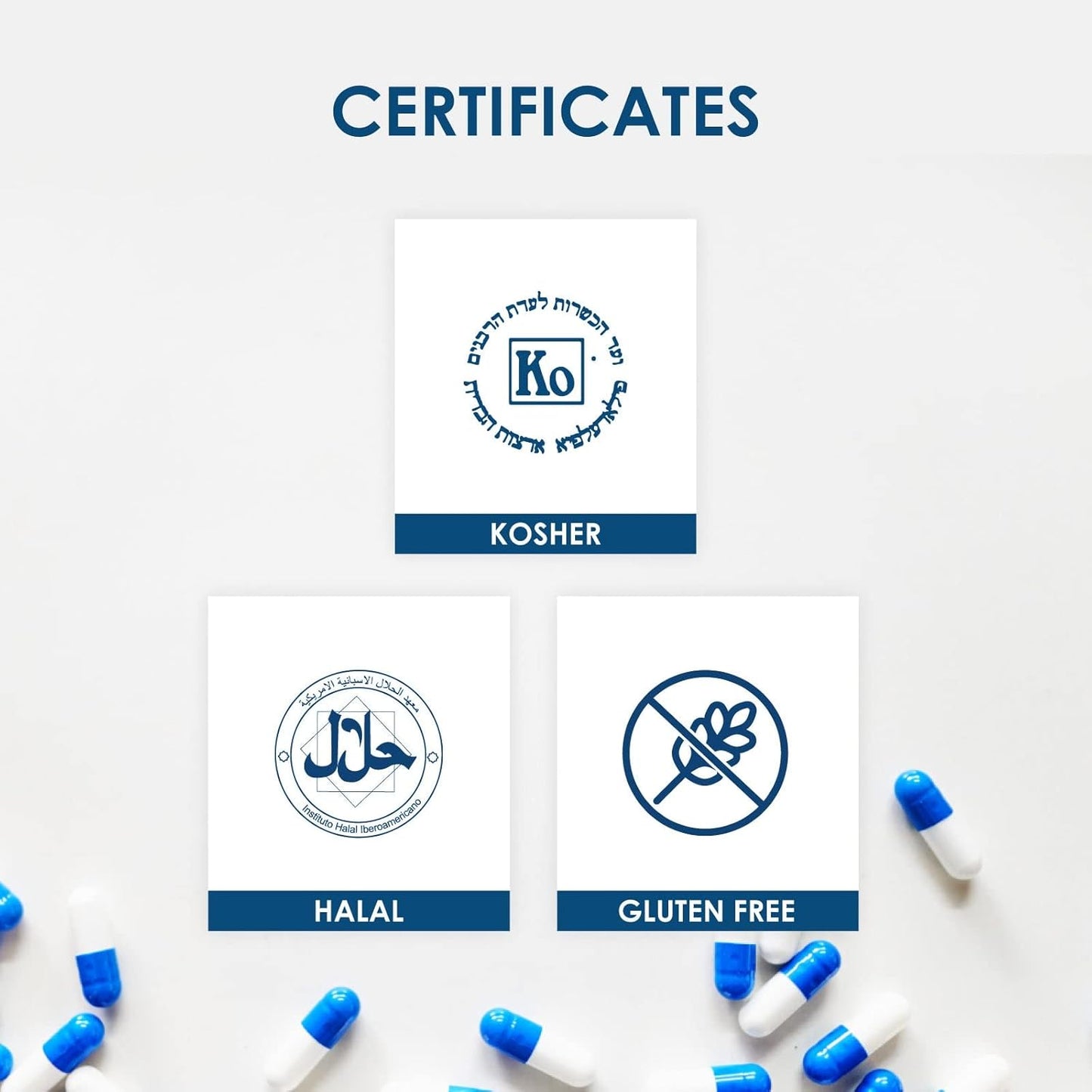 Clear Gelatin Capsules Size 0 - 500 Count | Gluten Free, Kosher, Non-GMO | Bovine Pill Caps for DIY Supplements