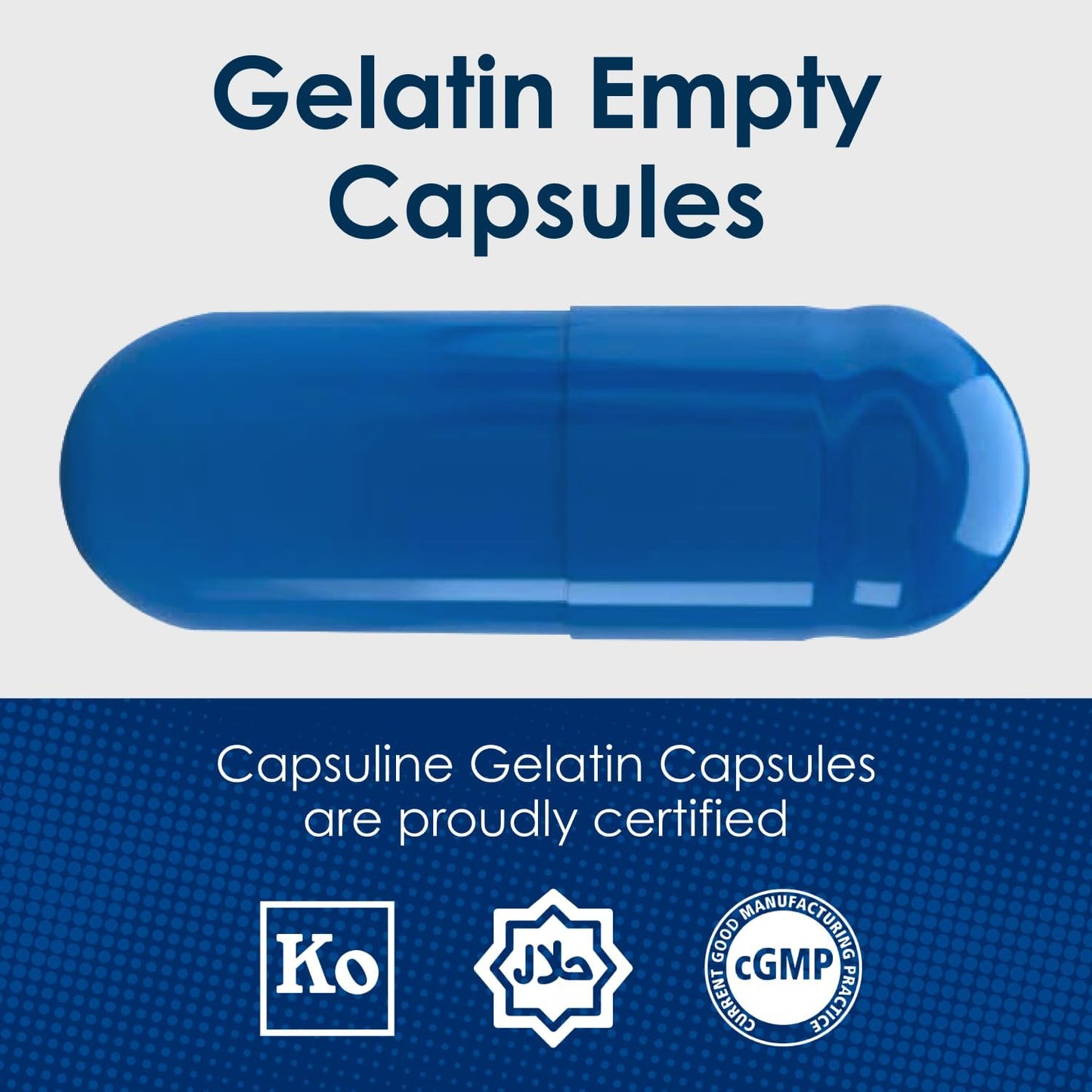 Clear Size 1 Gelatin Capsules - 5000 Count | Gluten Free, Kosher, Non-GMO | Bovine Pill Caps for DIY Supplement Filling