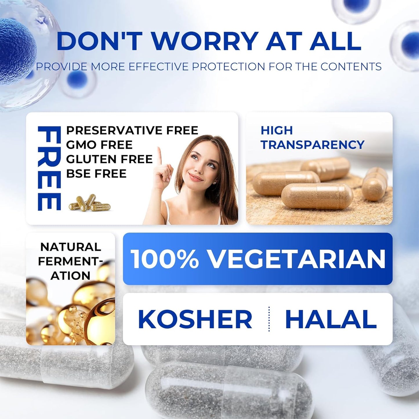 Clear Size 1 Vegetarian Empty Capsules (100 Count) with Micro Lab Spoons - DIY Veggie Caps for Supplements