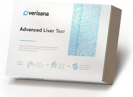 CLIA-Certified Lab Liver Health Test for Home Use - Comprehensive Analysis by Verisana - Advanced Liver Health Assessment