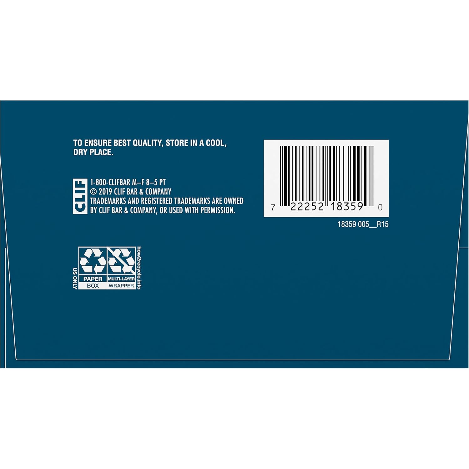 CLIF Builders Chocolate Mint Plant-Based Protein Bars 12 Pack - Gluten Free, Non-GMO, Low Glycemic - 20g Protein