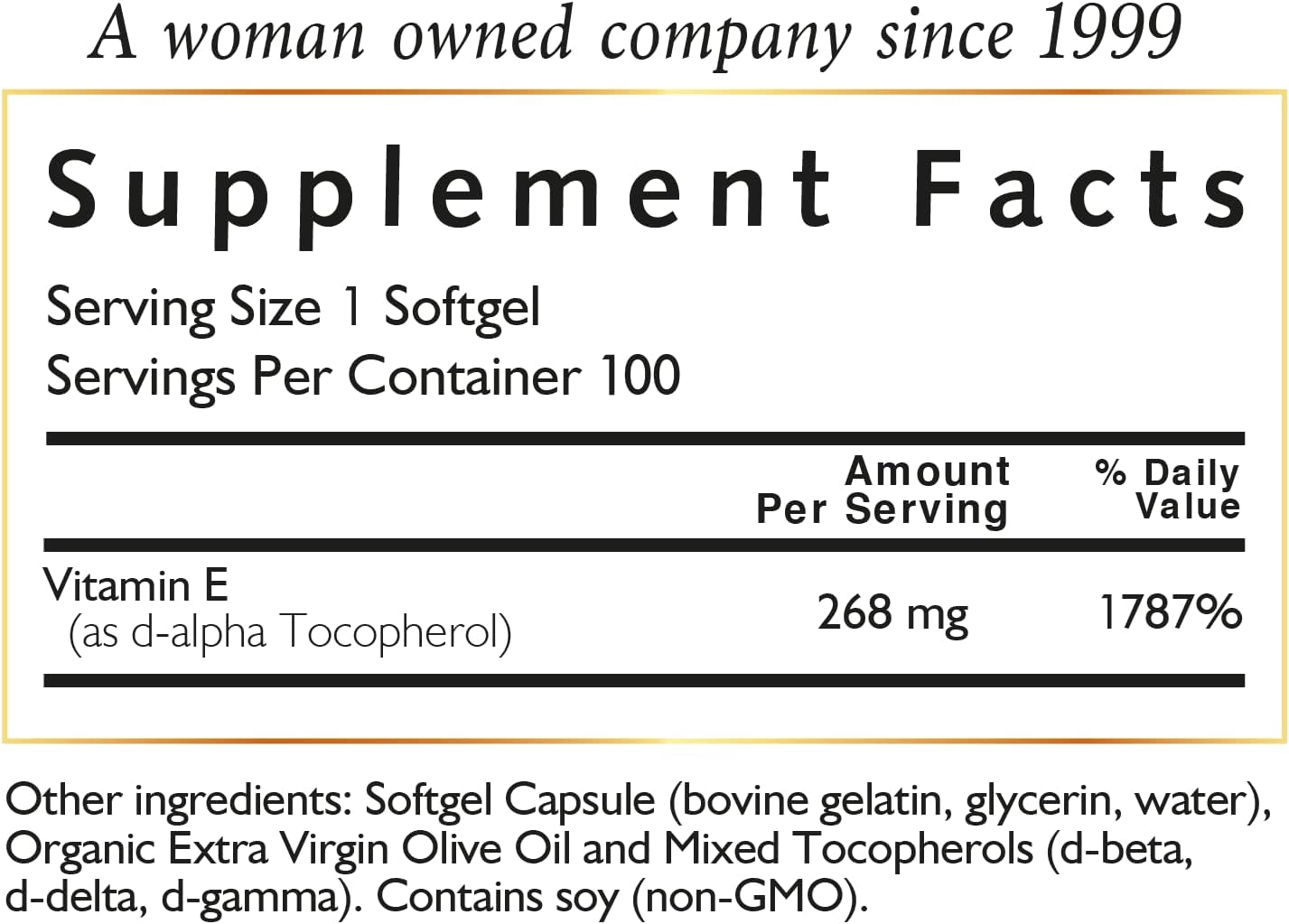 Cocó March Natural Vitamin E 400 IU Softgels - Mixed Tocopherols, Beauty Support - 3 Month Supply, Gluten-Free, Paleo, Dairy-Free, Keto - 100 Softgels