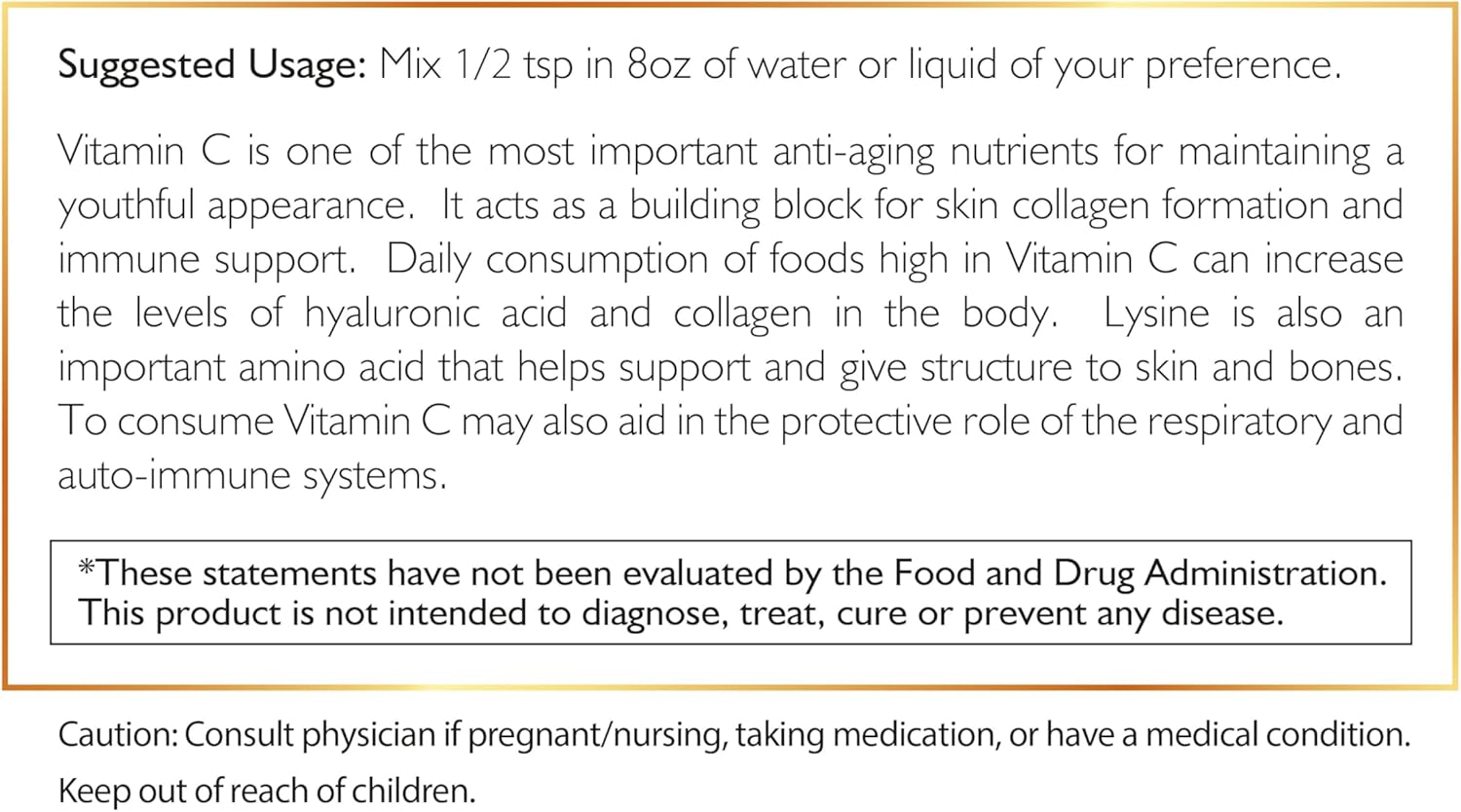Cocó March N.M.D 1000 mg Vitamin C Powder - Collagen & Immune Support, Zinc, Bromelain, Quercetin, L-Lysine - Gluten/Dairy/Soy Free, Vegan & Keto Friendly - 10 oz.