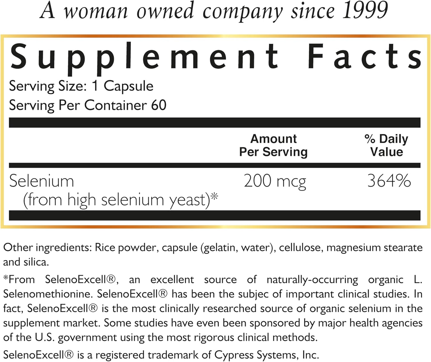 Cocó March N.M.D Selenium Supplement - 200 mcg, 90 Capsules - Thyroid Health Support - Gluten, Soy, Dairy, GMO Free - Vegan - 3 Month Supply