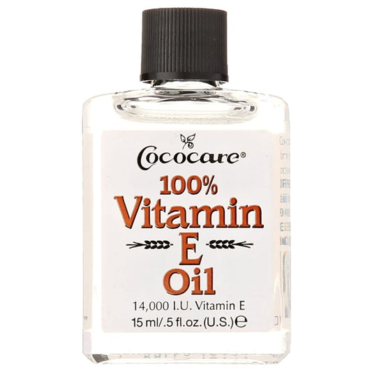 COCOCARE 100% Vitamin E Oil, 14000 I.U., 0.5 Fl Oz - Skin Moisturizer and Antioxidant for Protection