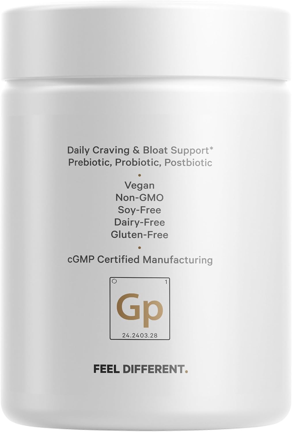 Codeage GLP-1 Probiotic+ Supplement with Live Probiotics and Prebiotics - 90 Capsules, 500 Million AFU - 3 Month Supply