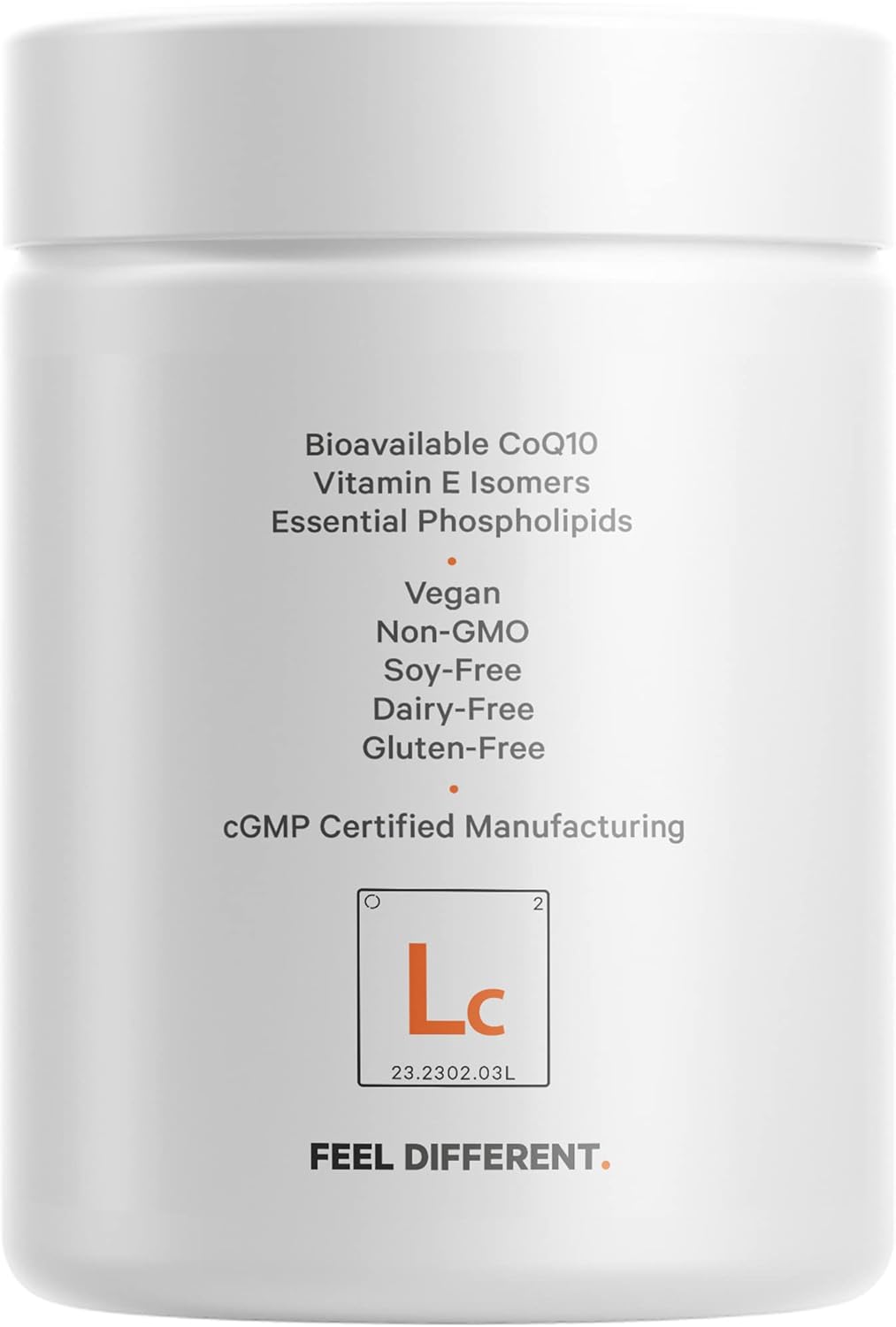 Codeage Liposomal CoQ10 Supplement with Vitamin E Isomers - 125mg Coenzyme Q10 - 60 Capsules - Vegan & Non-GMO - 2-Month Supply