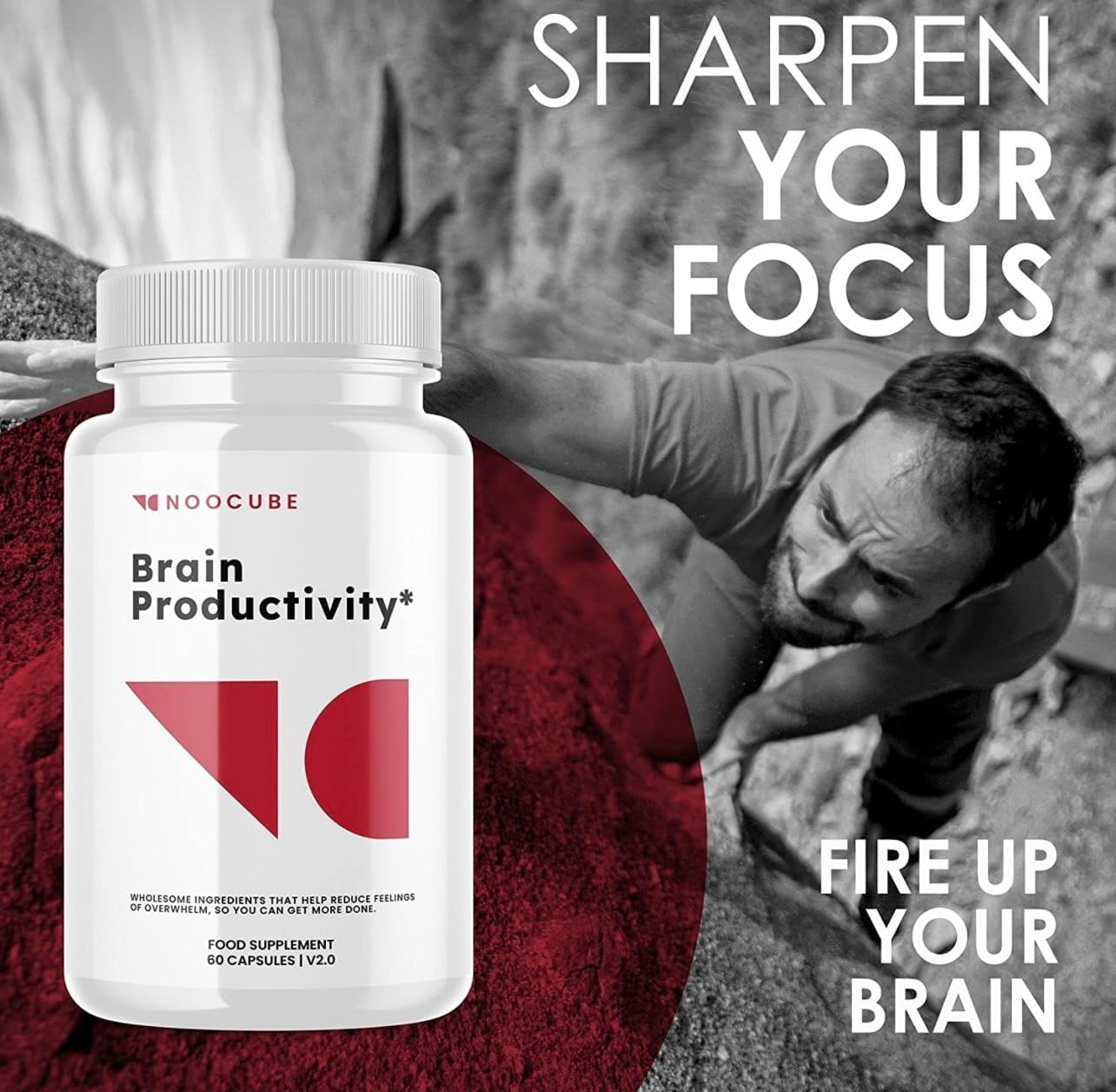 Cognitive Enhancer Supplement for Brain Productivity - 300 Capsules, Mega Hits Formula