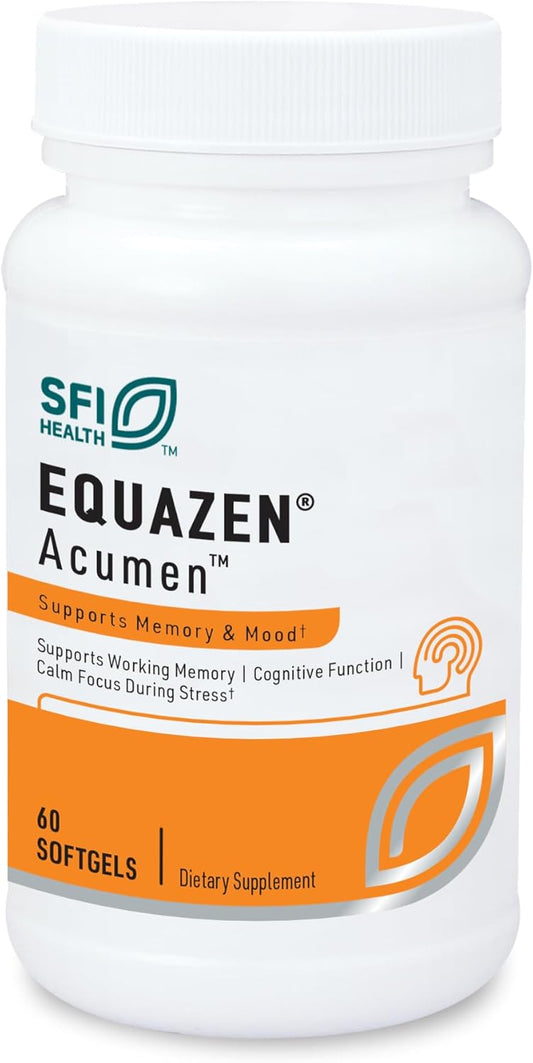 Cognitive Support Supplement with Bacopa Monnieri Extract for Memory - Gluten-Free & Hypoallergenic Capsules for Adults & Kids 7+