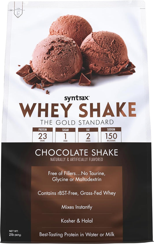 Cold Filtered Chocolate Whey Protein Powder by Syntrax Nutrition - 2 lbs of Undenatured Protein Blend