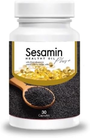 Cold-Pressed Black Sesame Seed Oil Capsules - 30 Count
