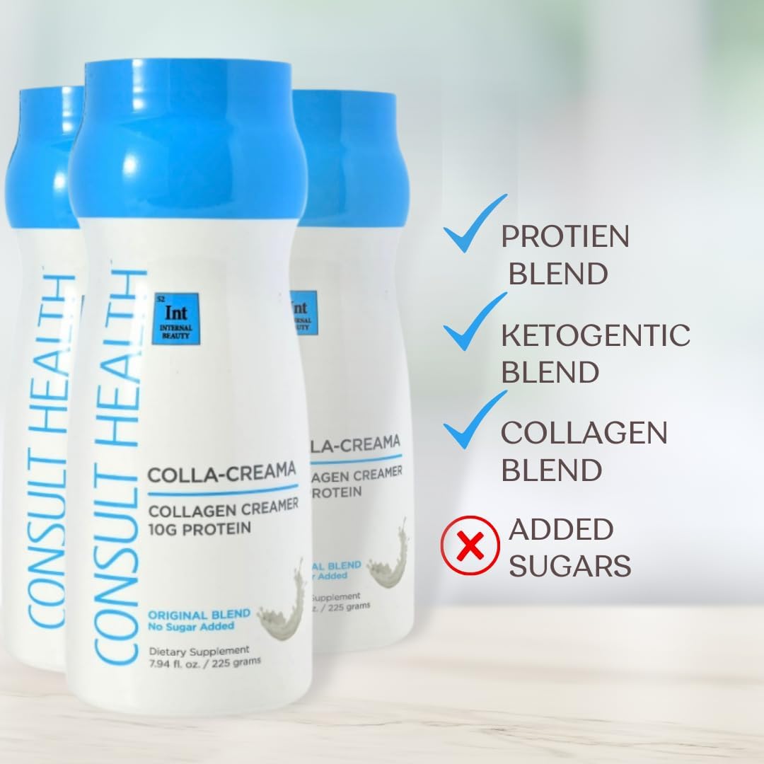 Collagen Creamer Supplement with 10g Protein, Ketogenic Blend, Powder Coffee Creamer with Coconut Oil and MCT Oil - 7.94 oz