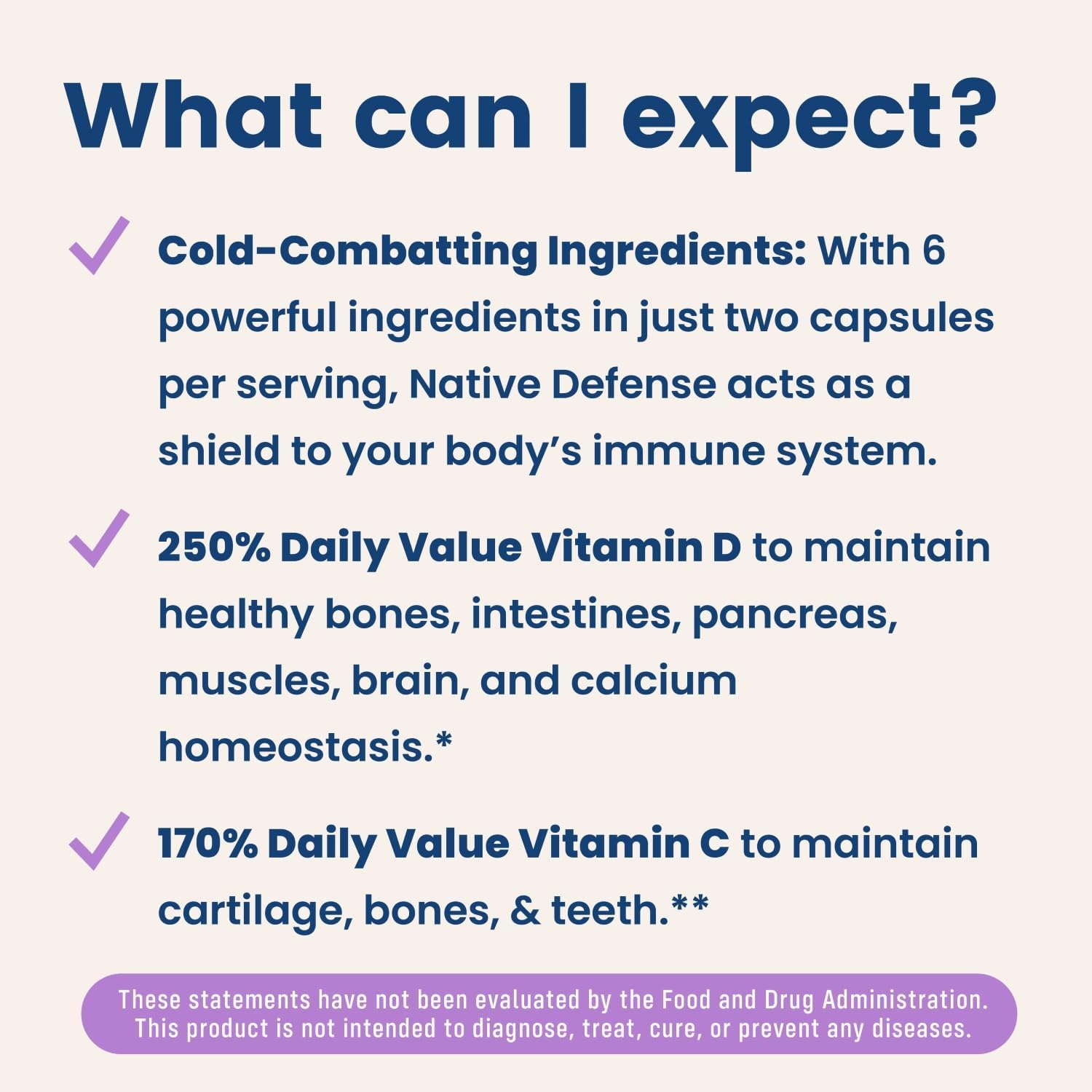 Collagen Peptides Protein Daily Supplement for Native Defense and Care - 30 Servings