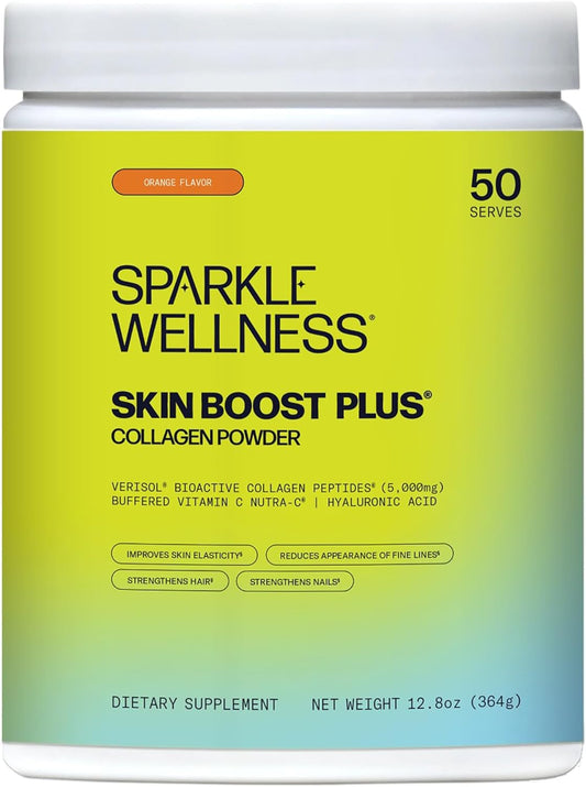 Collagen Powder Supplement with VERISOL & Vitamin C for Skin Elasticity (Orange) - BoostGo Australia