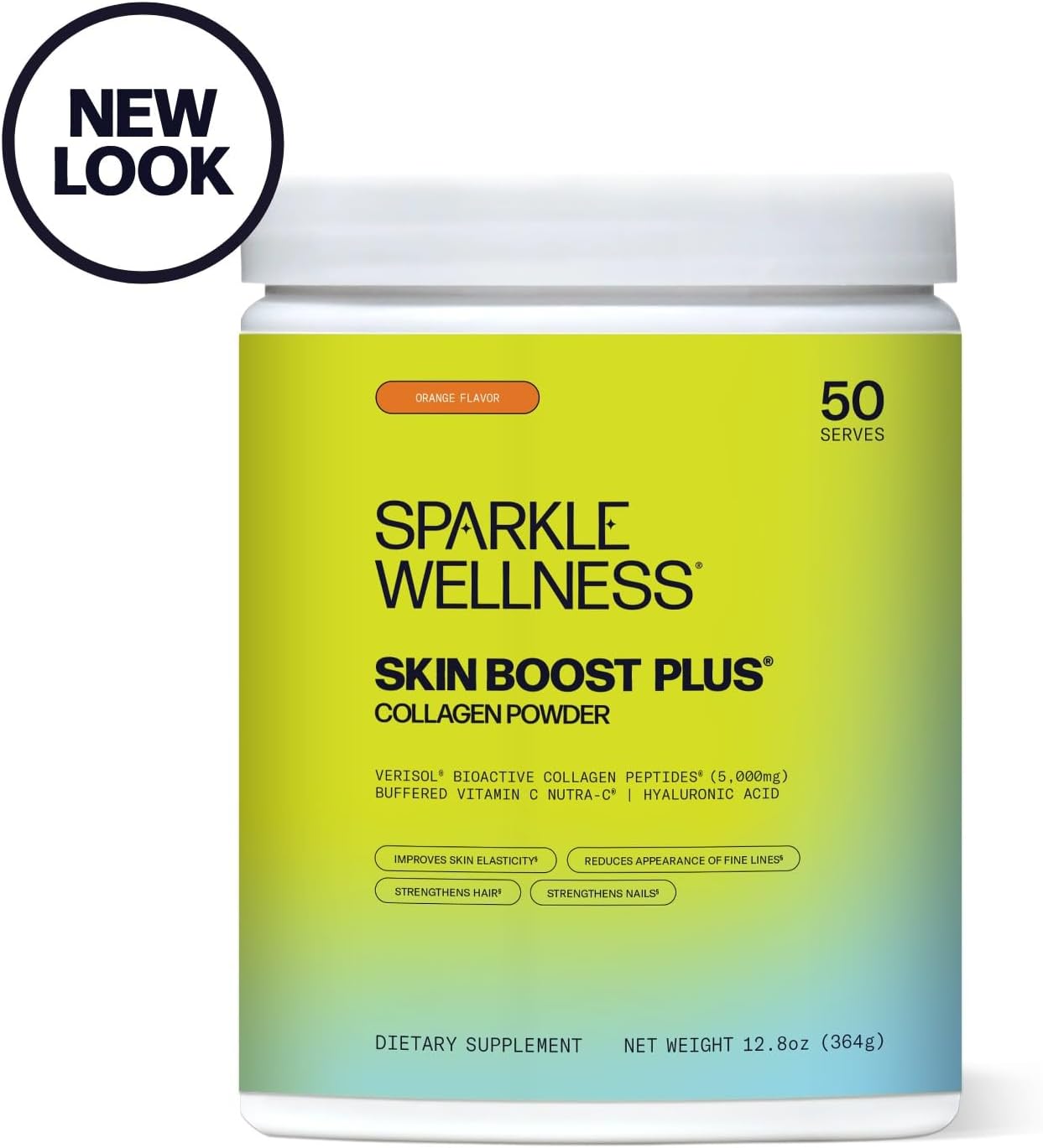 Collagen Powder Supplement with VERISOL & Vitamin C for Skin Elasticity (Orange) - BoostGo Australia