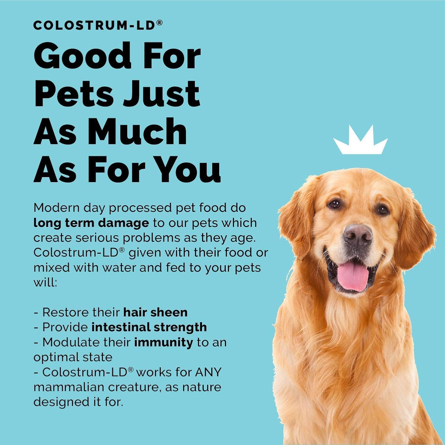 Colostrum-LD® Powder, Natural Vanilla Flavor - 12oz/340g, 30-60 Day Supply from Sovereign Laboratories