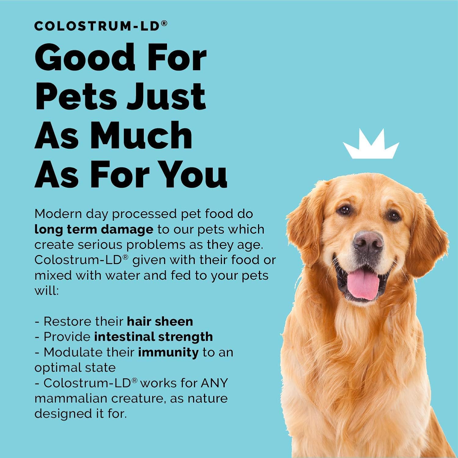 Colostrum-LD® Powder, Natural Vanilla Flavor - 12oz/340g, 30-60 Day Supply from Sovereign Laboratories