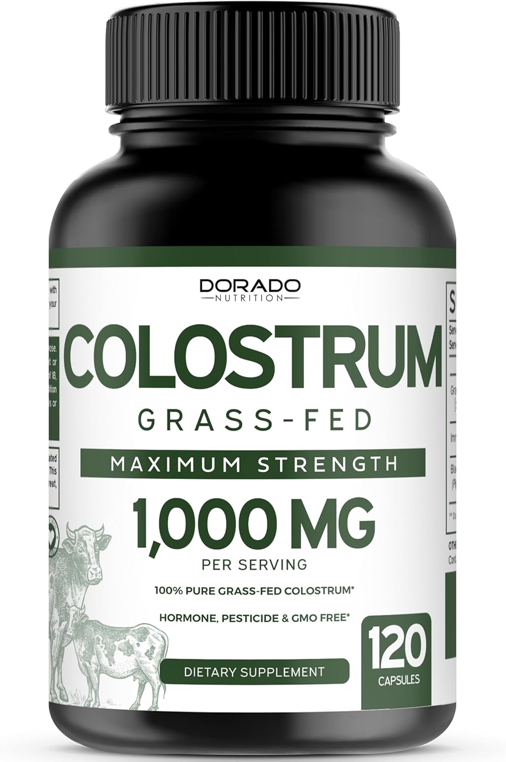 Colostrum Supplement with 1000mg Per Serving & Pumpkin Seed Oil Gummies - 4000mg Oil