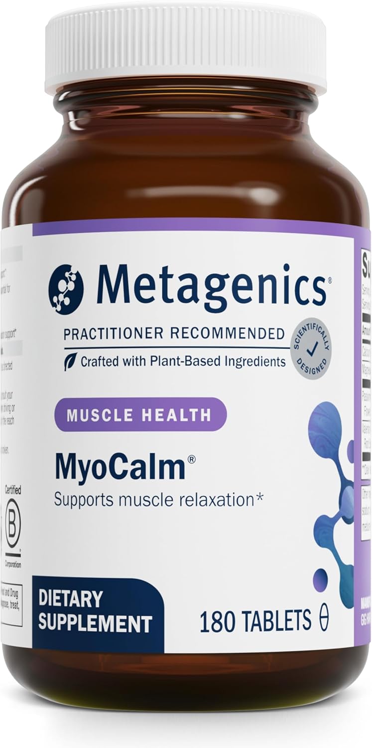 Combo Pack: Metagenics MyoCalm Plus & MyoCalm for Muscle Relaxation and Stress Relief