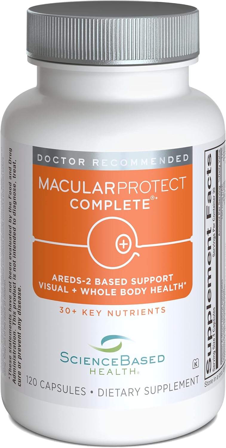 Complete Eye Health Supplement with HydroEye and MacularProtect for Macular Degeneration
