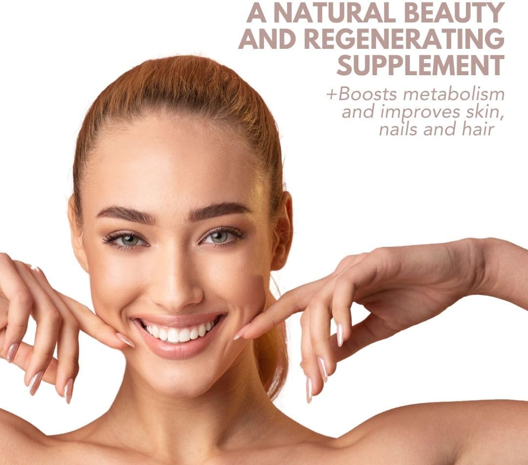 Complete Nutrients for Healthy Skin, Nails, and Hair | Unique Formula® Beauty Skin 25+ with Collagen, Hyaluronic Acid, and Vitamins for a Glowing Look