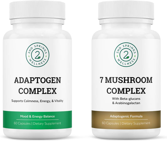 Comprehensive Wellness Bundle with 2nd Springs Mushroom & Adaptogen Fusion