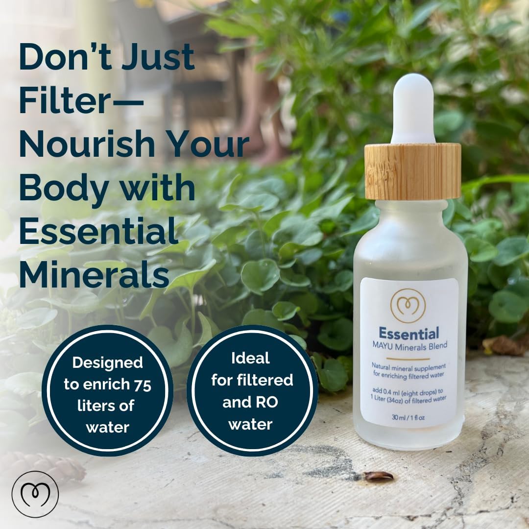 Concentrated Ionic Trace Mineral Drops with Essential Electrolytes for Immune Support - Magnesium Chloride Sodium Supplements - Alkaline Water - 3 Pack