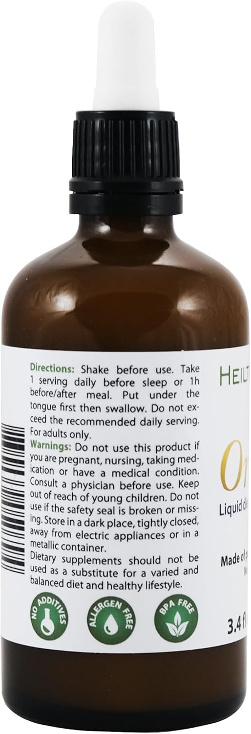 Concentrated Orme Ormus Liquid 3.4 Fl Oz (100 ml) with Atomic Minerals by Heiltropfen®
